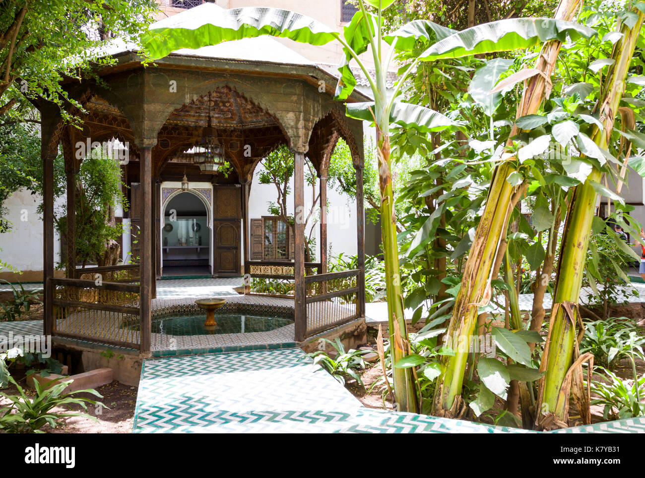 The Dar Si Said is a museum of Moroccan Art. Marrakech, Marrakech-Safi. Morocco Stock Photo