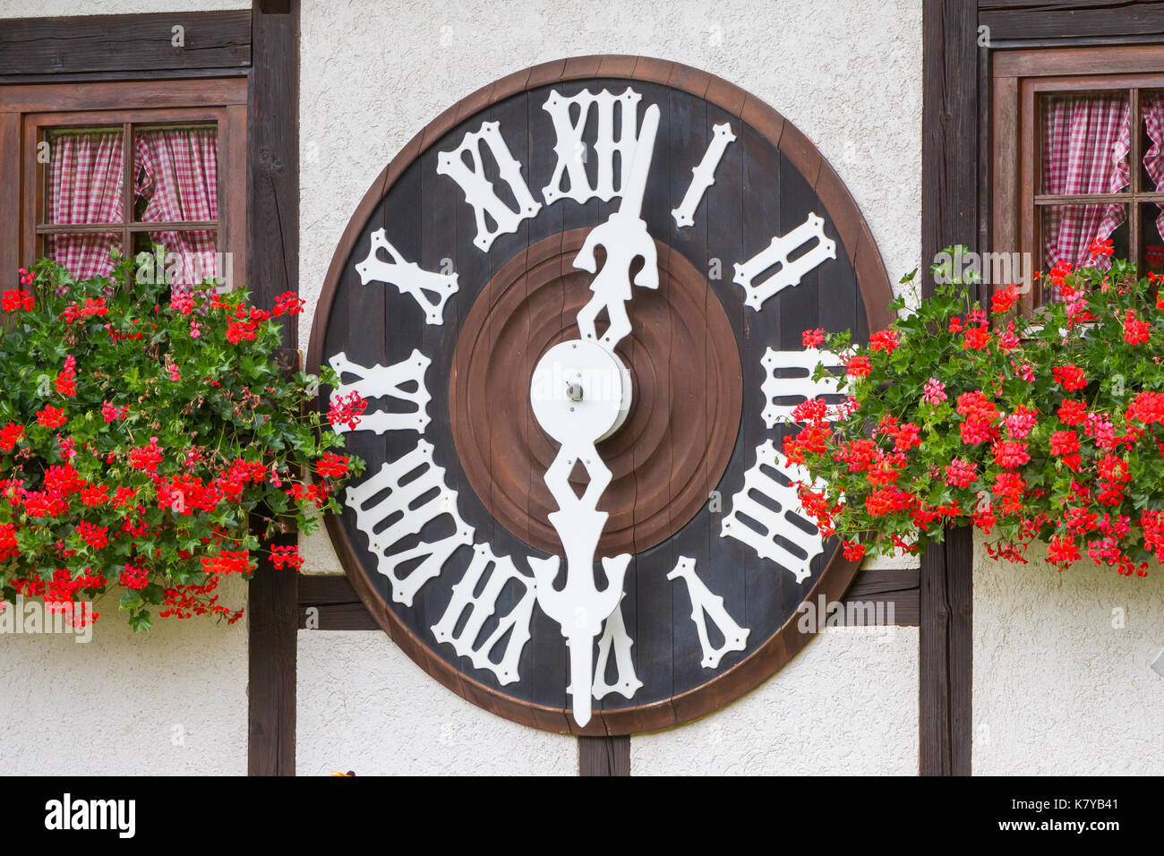 TRIBERG, GERMANY AUGUST 21 2017 Biggest Cuckoo Clock in the World at