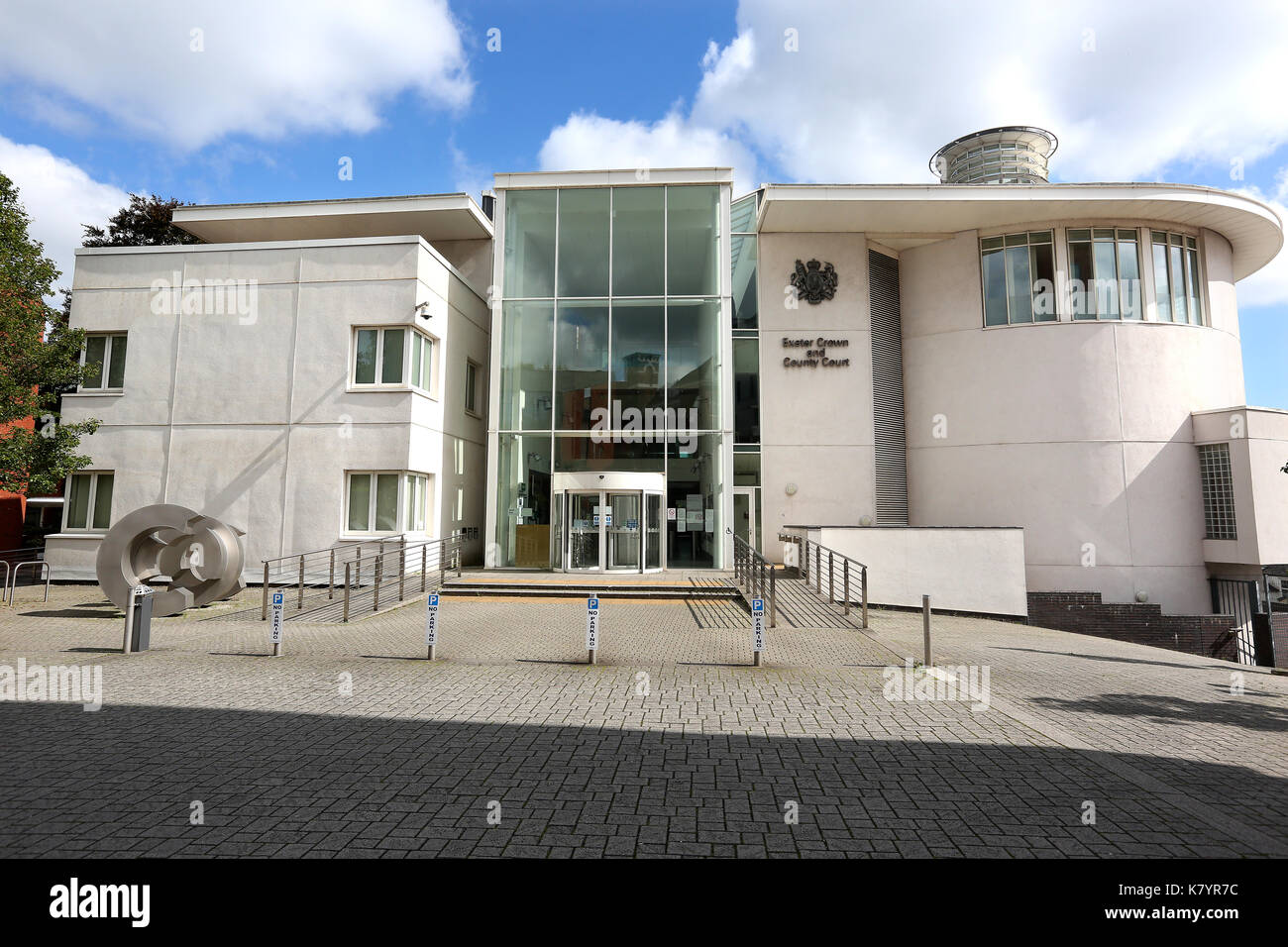 GV of Exeter Crown Court in Exeter, Devon. The court was opened in