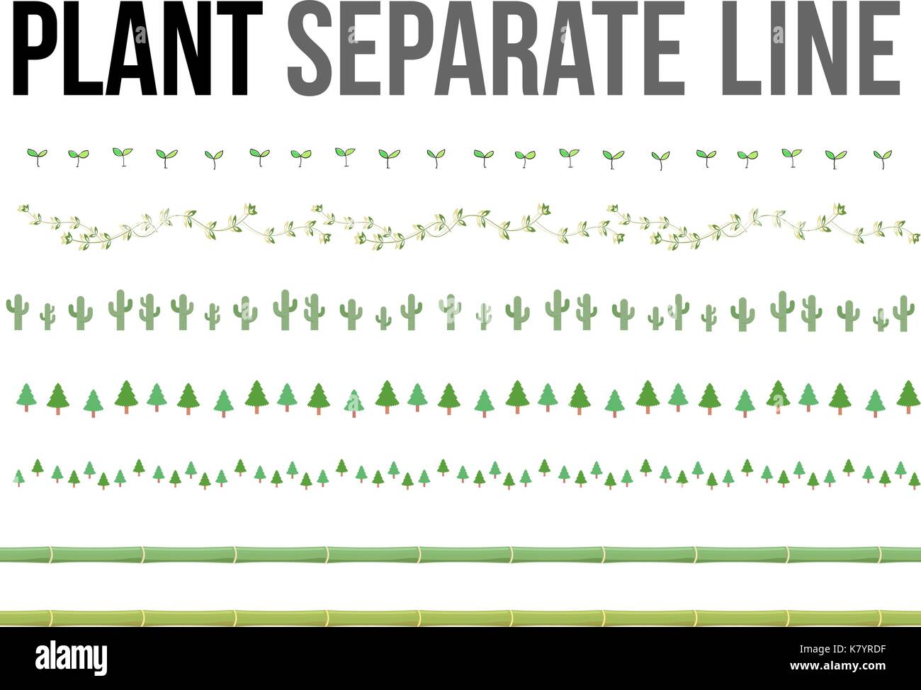 Separate line. Separating line.