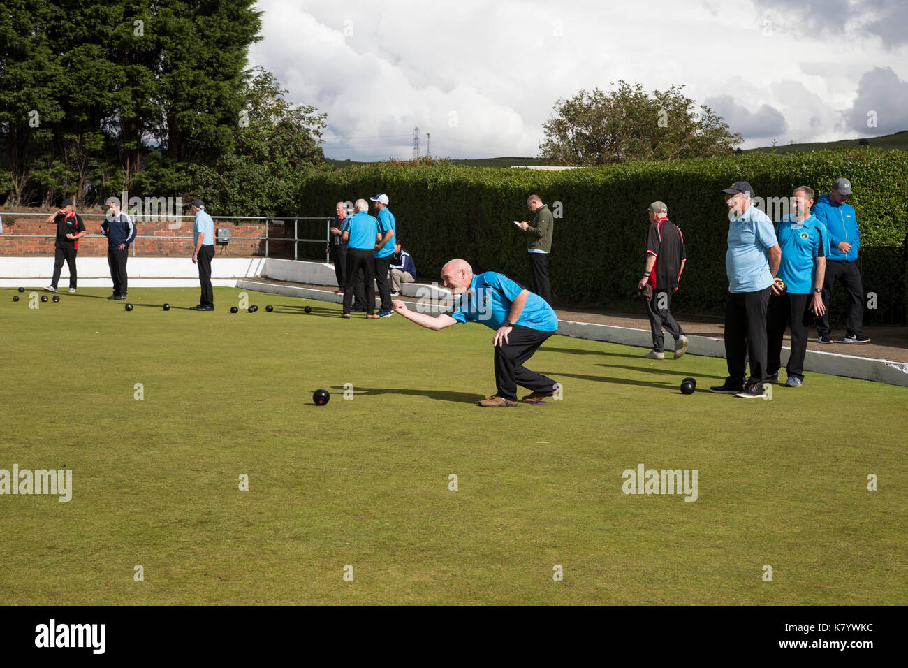 Crown green bowling hi-res stock photography and images - Alamy
