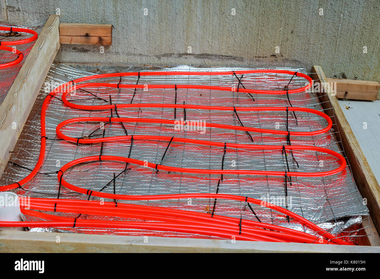 Outdoor Radiant Heating for Concrete pipes for heating the sidewalk