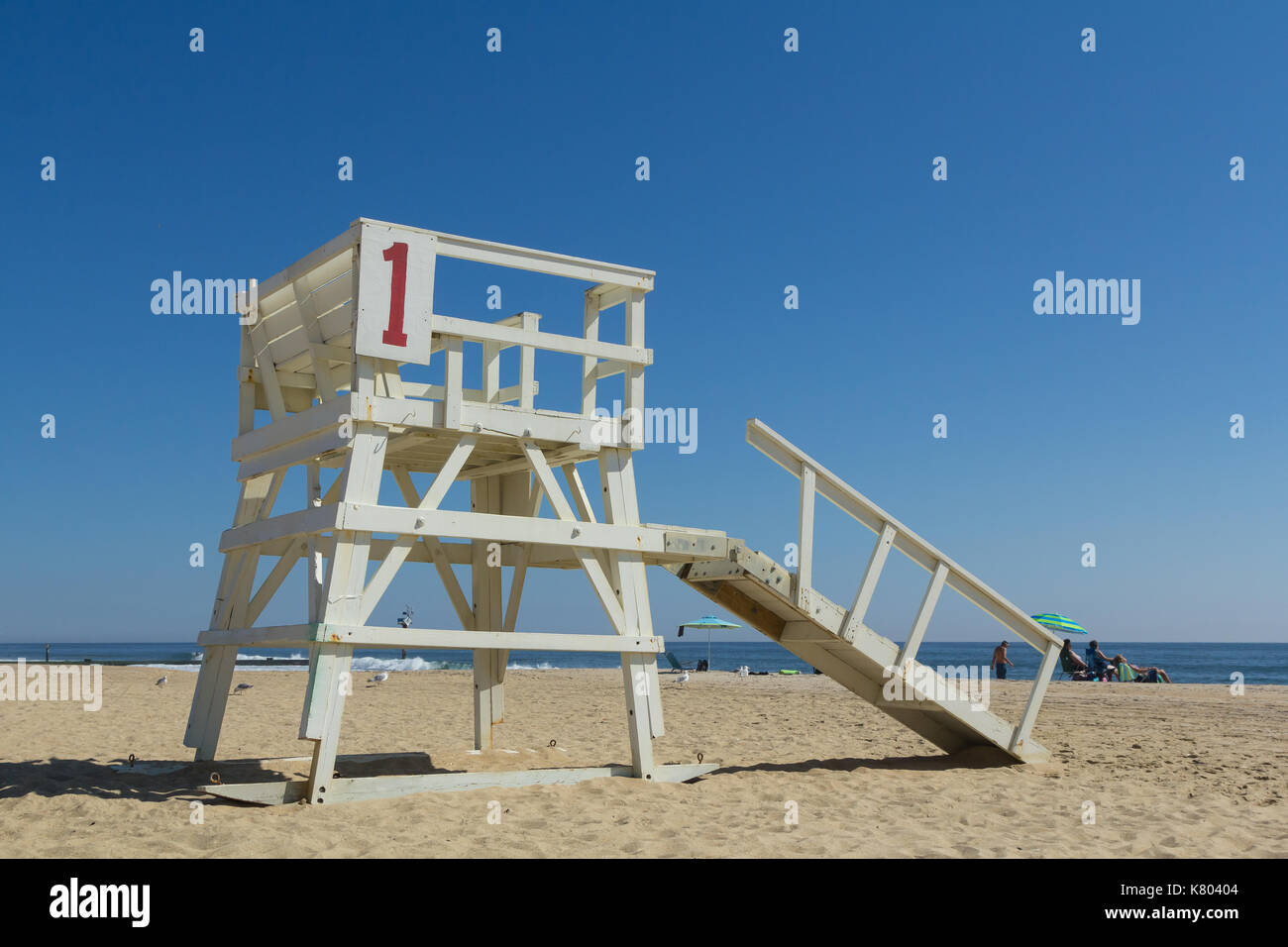 SEA GIRT, NEW JERSEY September 15, 2017 Lifeguards are off duty at