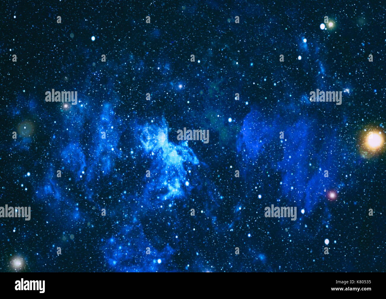 Colorful Starry Night Sky Outer Space background Stock Photo - Alamy