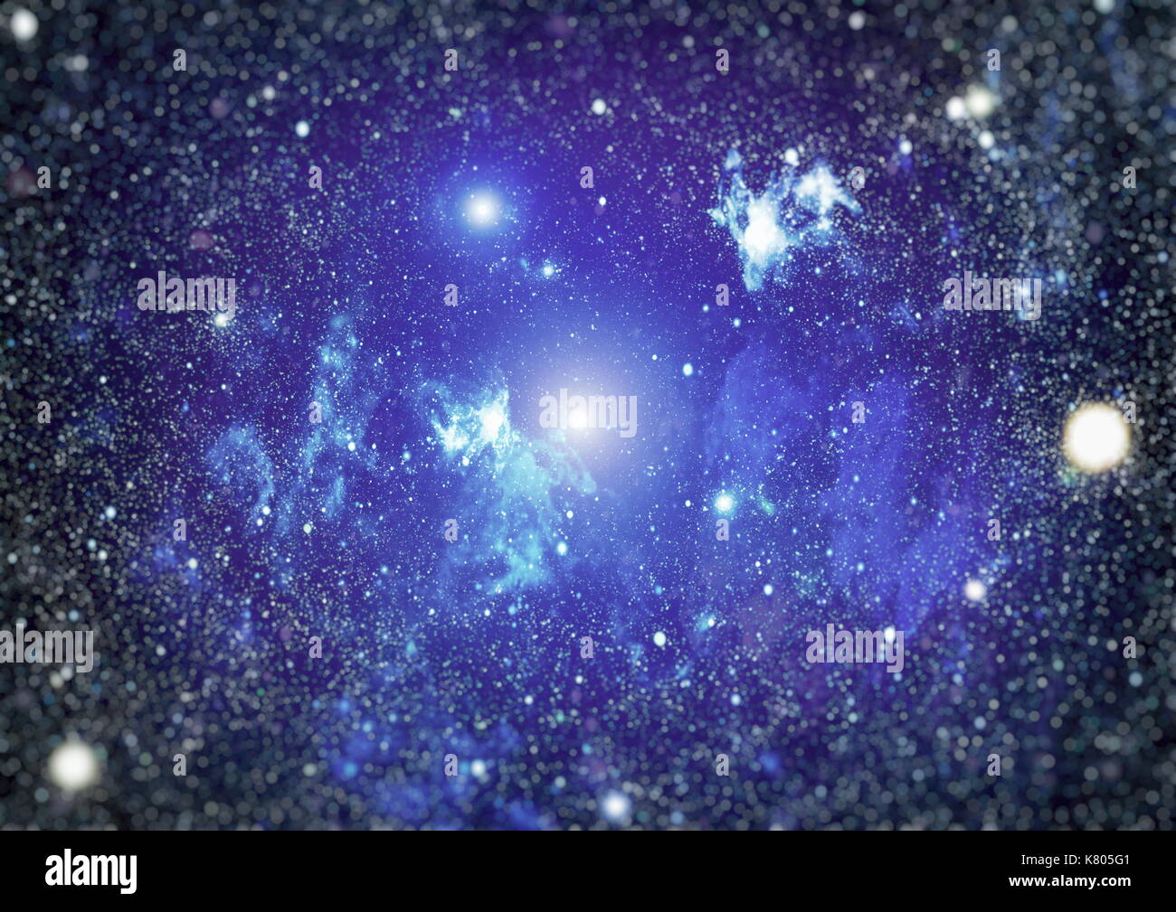 Colorful Starry Night Sky Outer Space background Stock Photo - Alamy