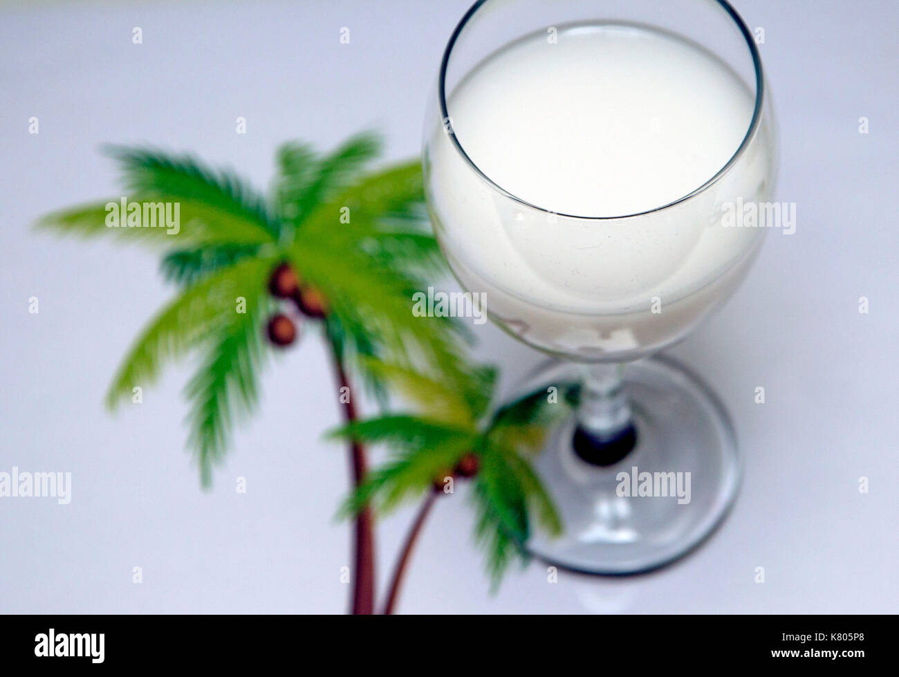 Coconut milk drink with rice by Alpro, London Stock Photo Alamy