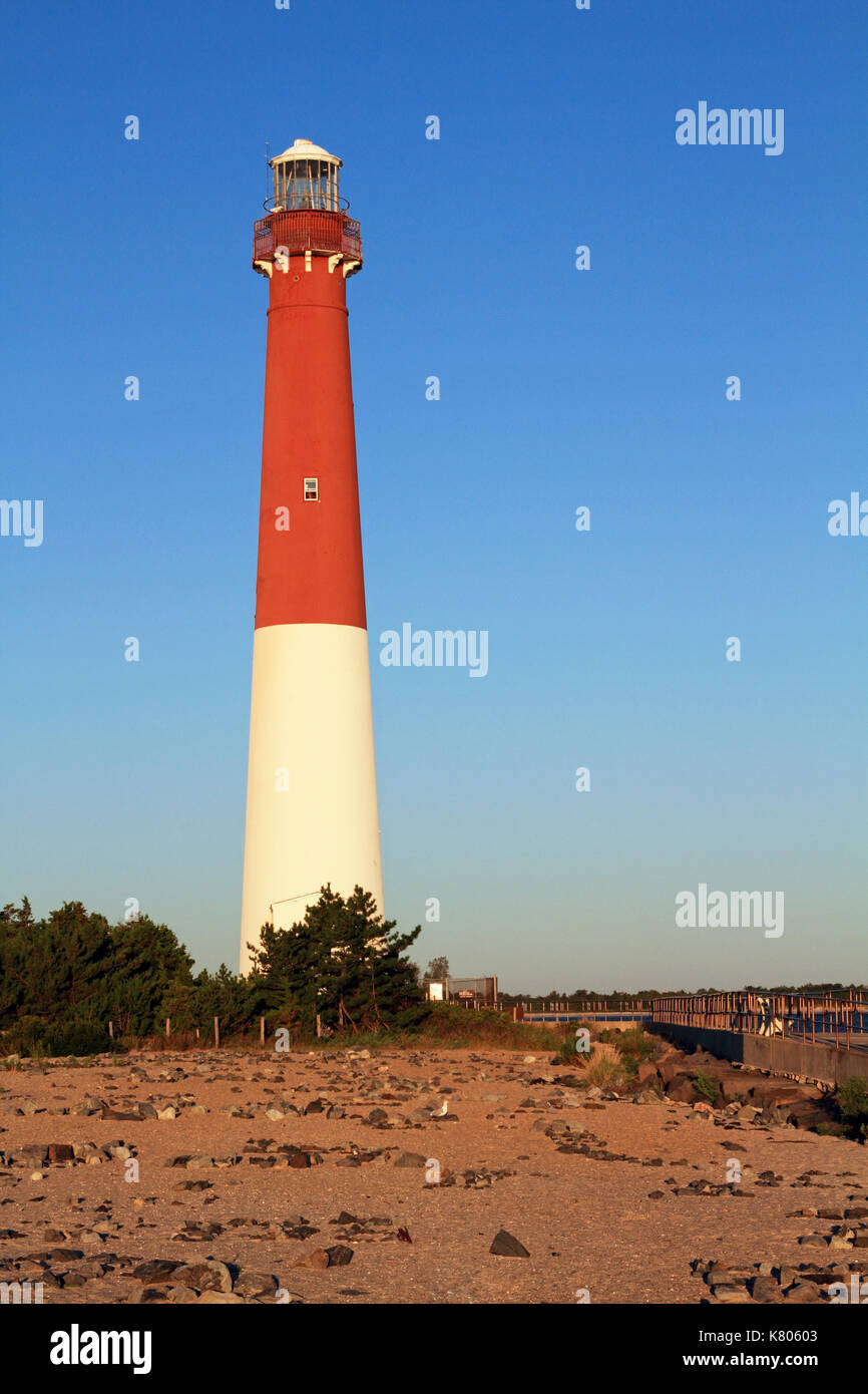 Barnegat Lighthouse, Long Beach Island, New Jersey, USA Stock Photo