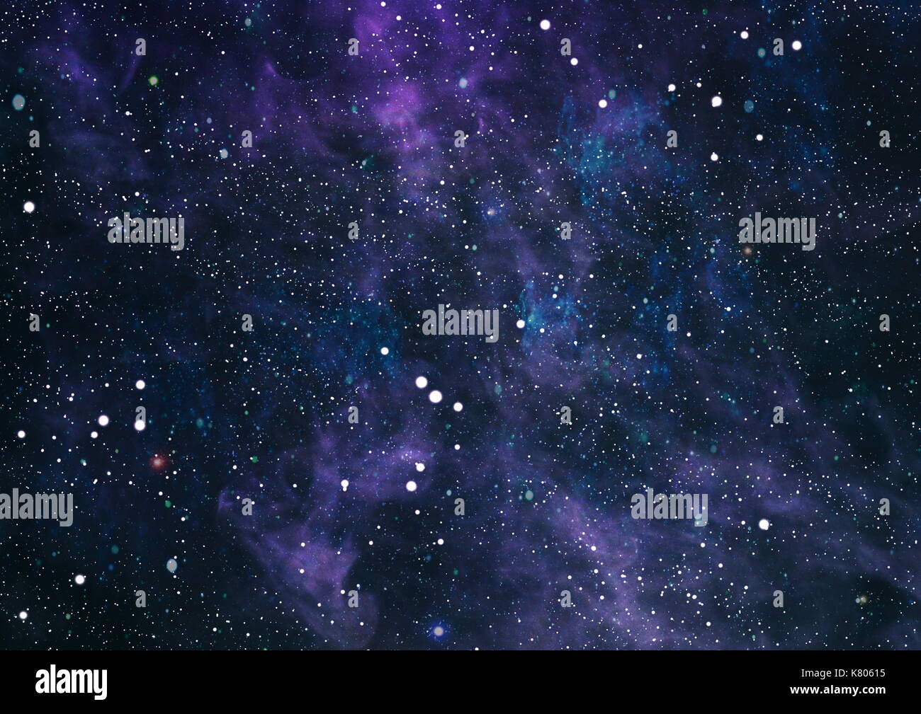 Colorful Starry Night Sky Outer Space background Stock Photo - Alamy