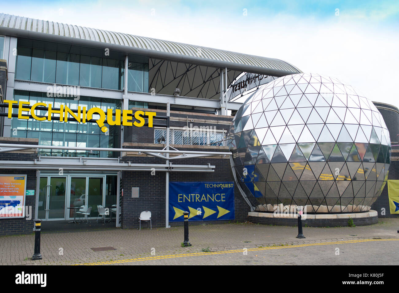 A general view of Techniquest science museum at Cardif Bay, Wales, UK. Stock Photo