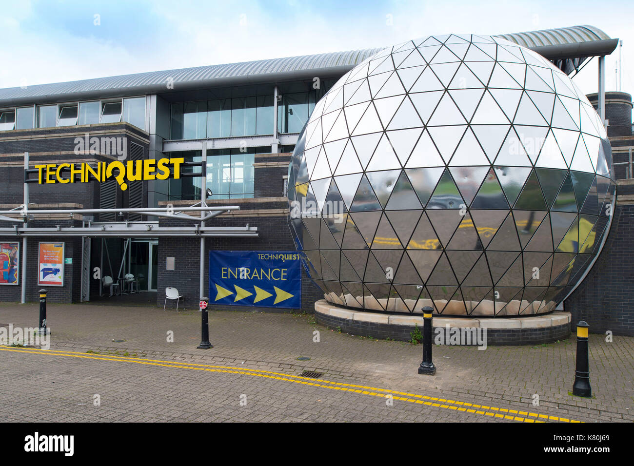 A general view of Techniquest science museum at Cardif Bay, Wales, UK. Stock Photo