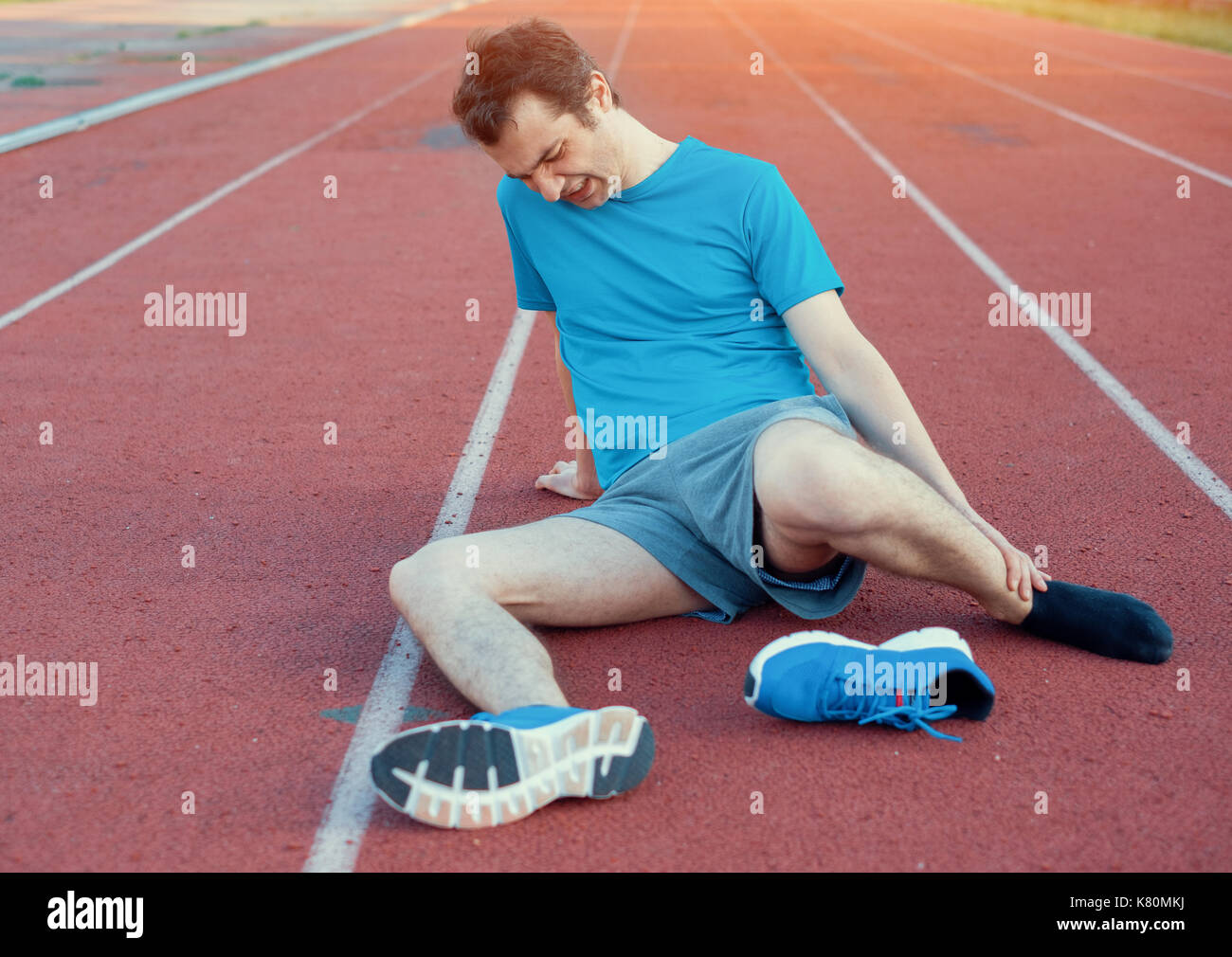 Ankle injury athlete hires stock photography and images Alamy