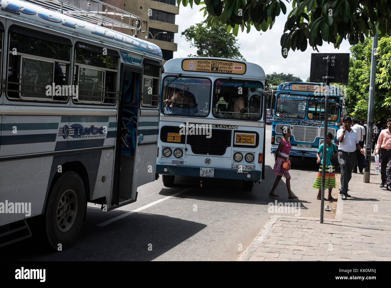 Bus Traffic In Colombo Sri Lanka Stock Photo 159826846 Alamy bus-traffic-in-colombo-sri-lanka-stock-photo-159826846-alamy