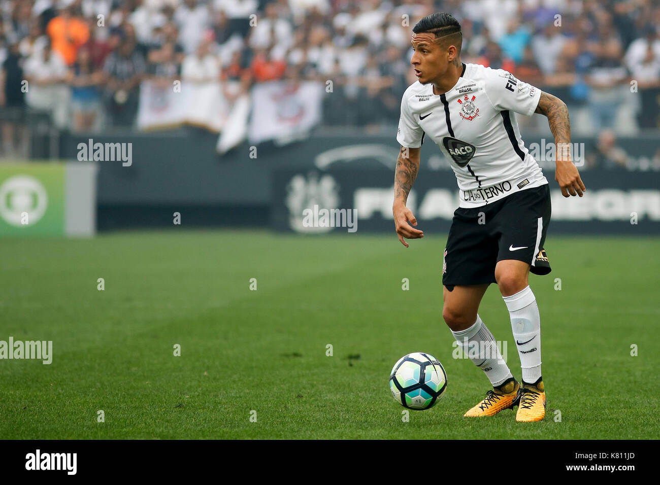 Sao Paulo Sp 17 09 2017 Corinthians X Vasco Guilherme Arana During The Match Between Corinthians And Vasco Da Gama Held At The Corinthians Arena East Zone Of Sao Paulo The Match