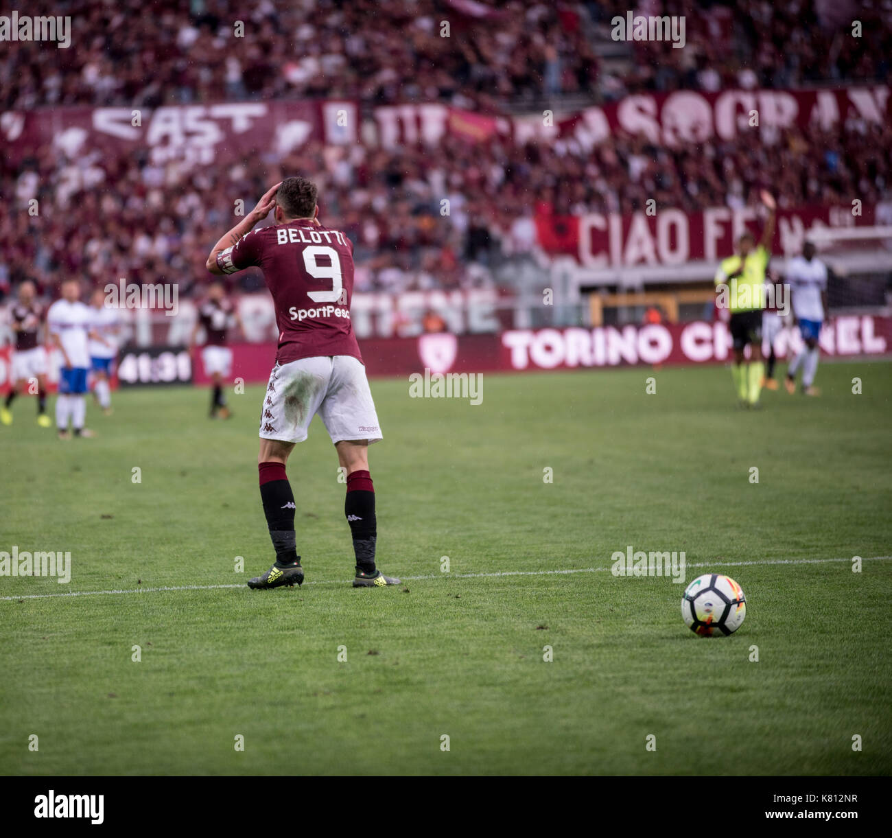 Andrea Belotti During The Serie A Tim Match Fc Torino Vs Sampdoria Stock Photo Alamy