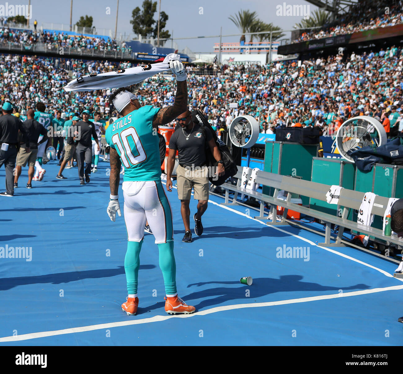 Carson, Ca. 17th Sep, 2017. Miami Dolphins wide receiver Kenny Stills