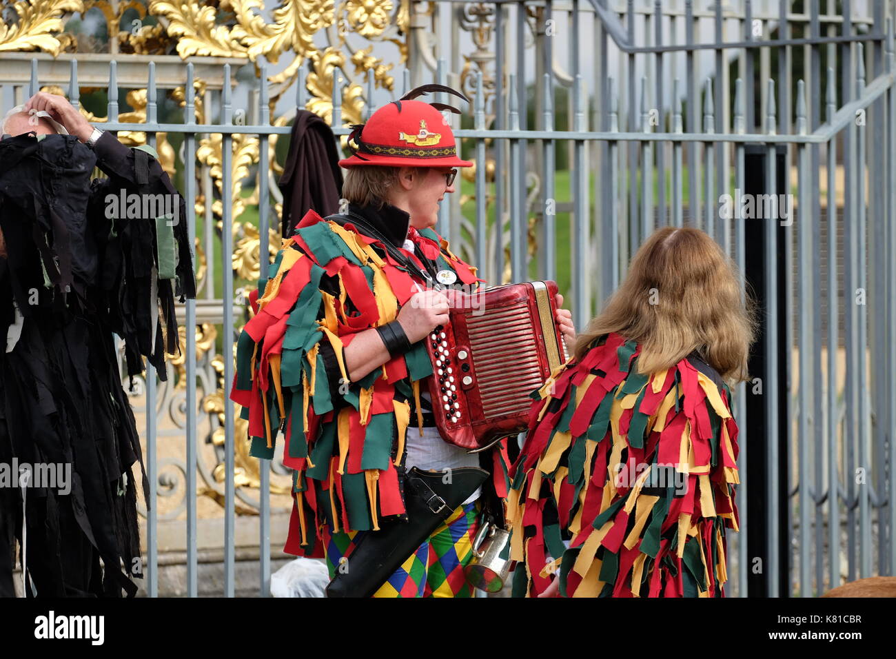 morris dancer and instrument Stock Photo - Alamy