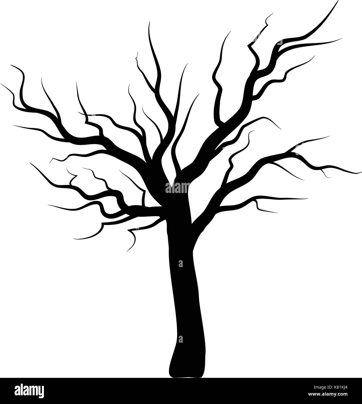 Download bare tree silhouette vector symbol icon design. Beautiful ...