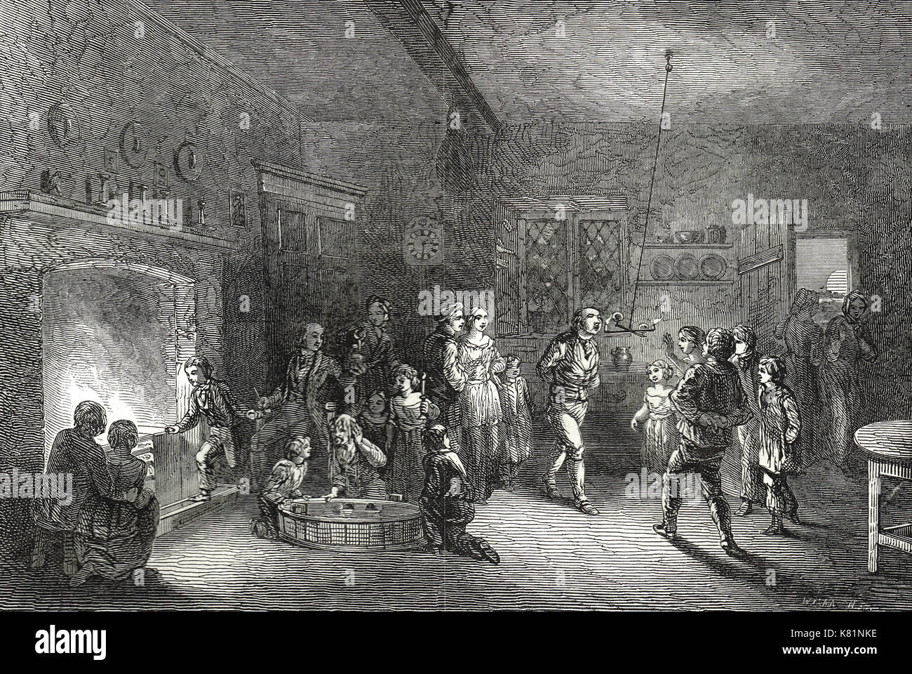 Victorian era Halloween celebrations Stock Photo Alamy