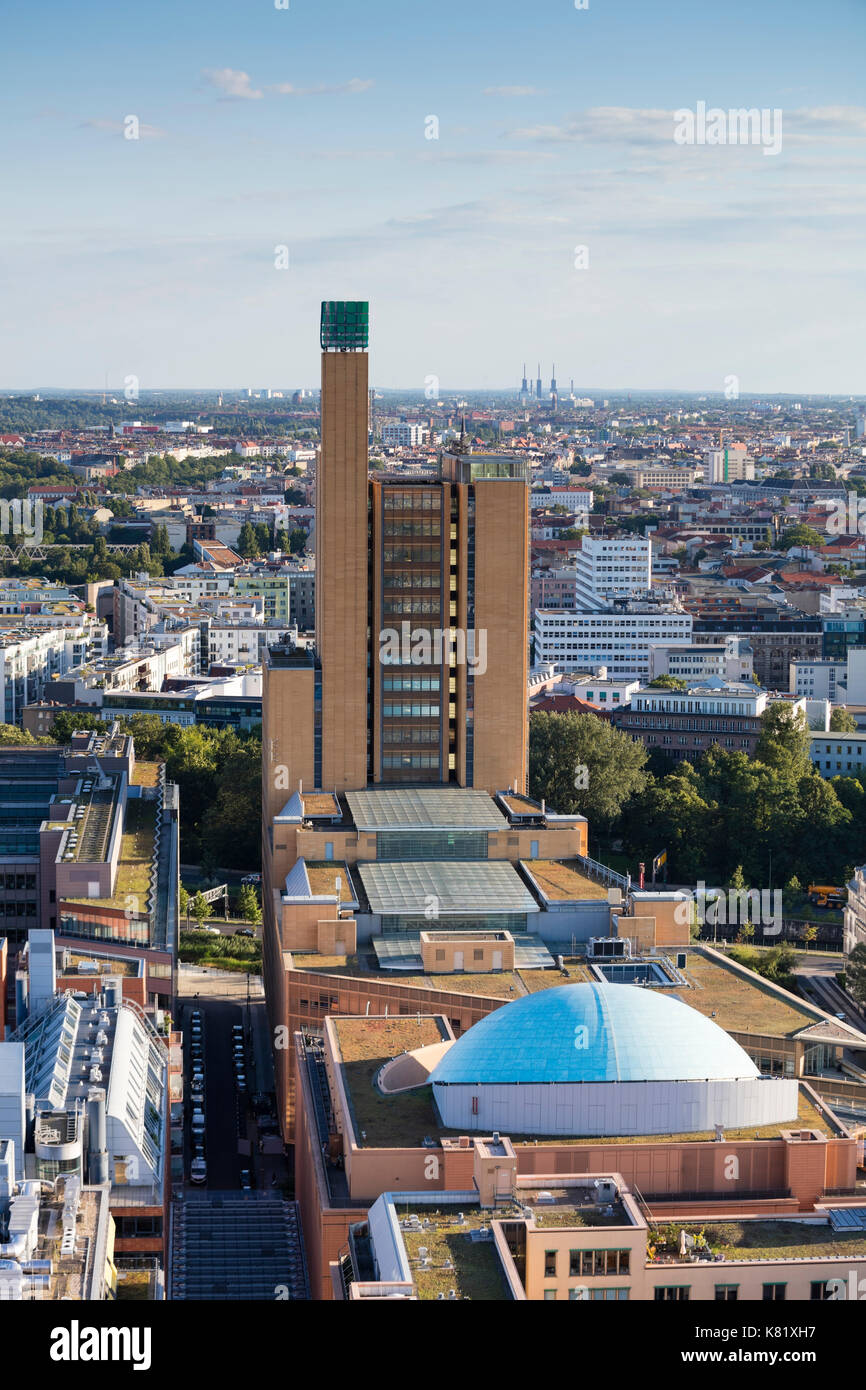 Atrium Tower, View from Kollhoff Tower, Berlin, Germany Stock Photo
