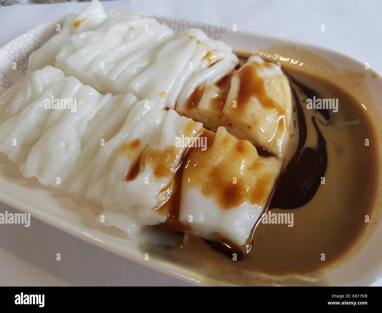 Delicious Cantonese style Rice noodle roll, ate at Los Angeles