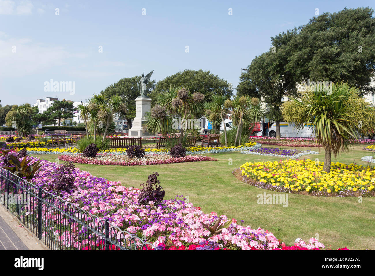 Garden of Remembrance and War Memorial, Clacton-on-Sea, Essex, England, United Kingdom Stock Photo