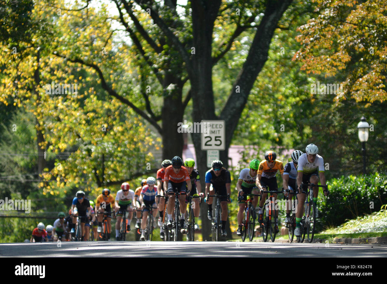 Oscar Clarck, with Holowesko/Citadel, Samantha Schneider, with ISCorp win the   2017 edition of the Bucks County Classic, in Doylestown, PA, on Septem Stock Photo