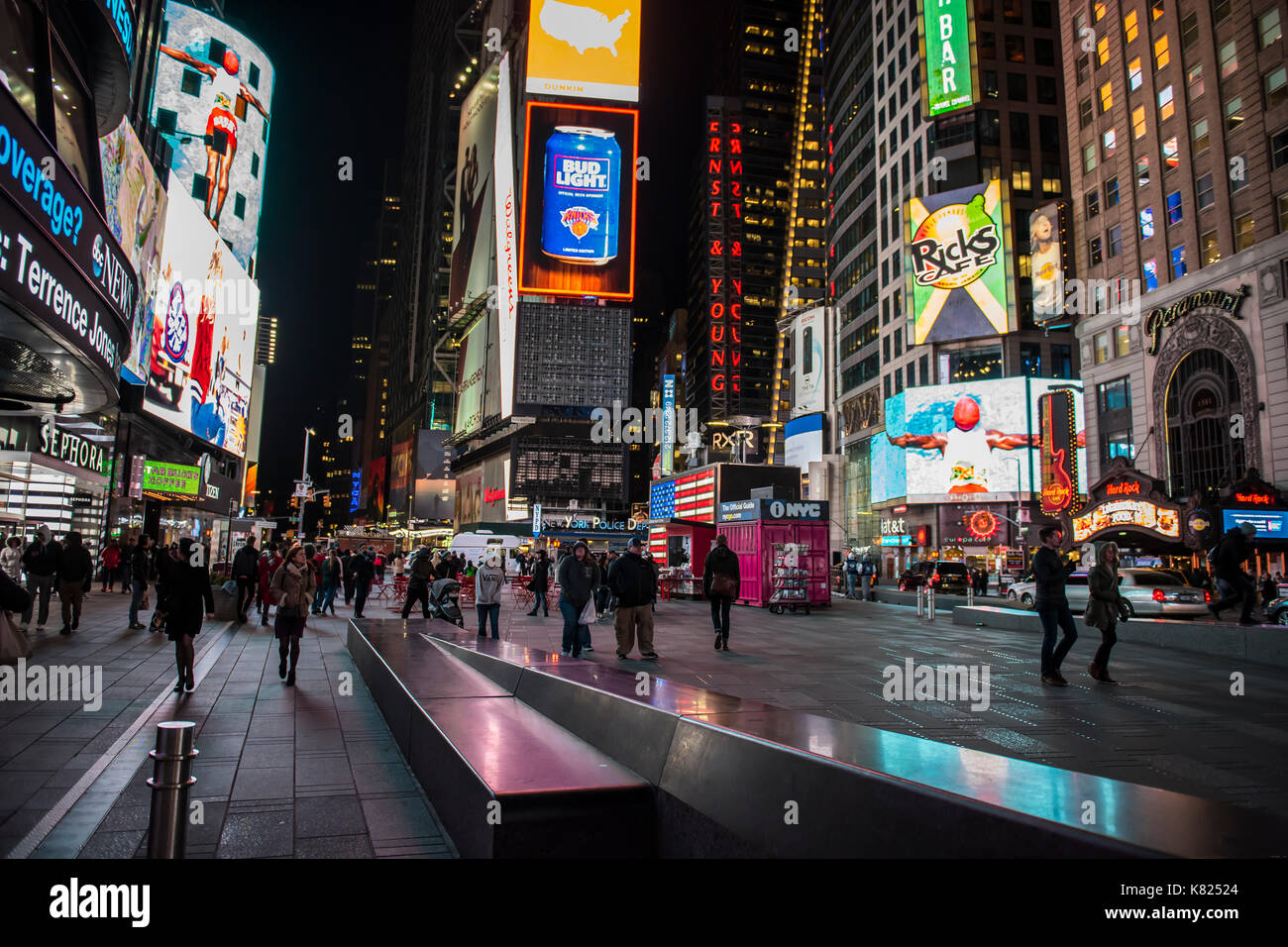Broadway lights, New York City Stock Photo Alamy