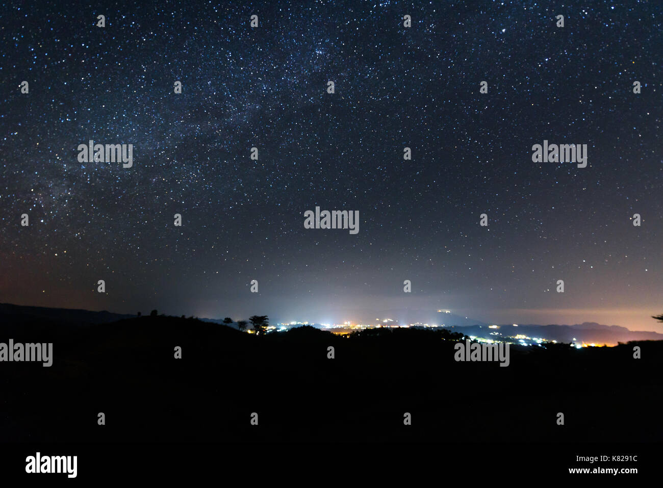 The milky way star on the sky Stock Photo - Alamy