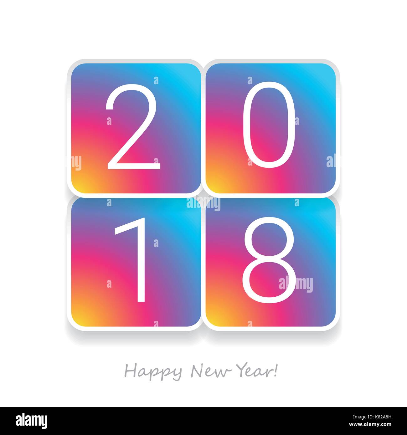 2018 vector vectors Cut Out Stock Images & Pictures - Alamy