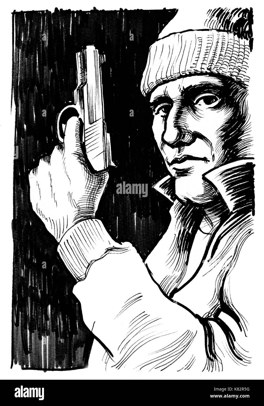 Short gun Black and White Stock Photos & Images Alamy