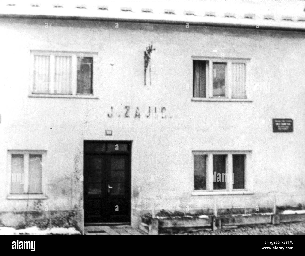 birthplace of sigmund freud, freiberg, 1960 Stock Photo