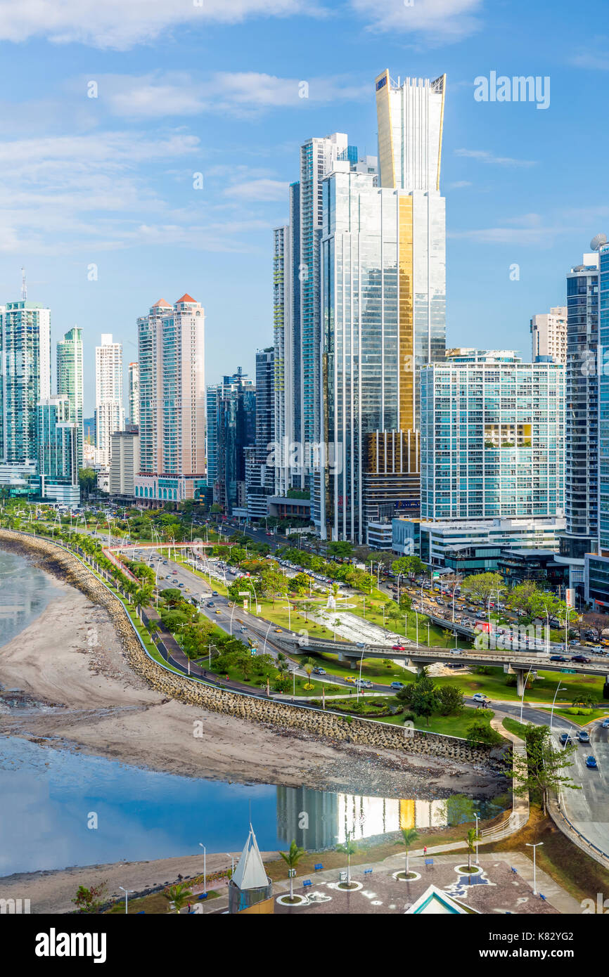 City skyline, Panama City, Panama, Central America Stock Photo