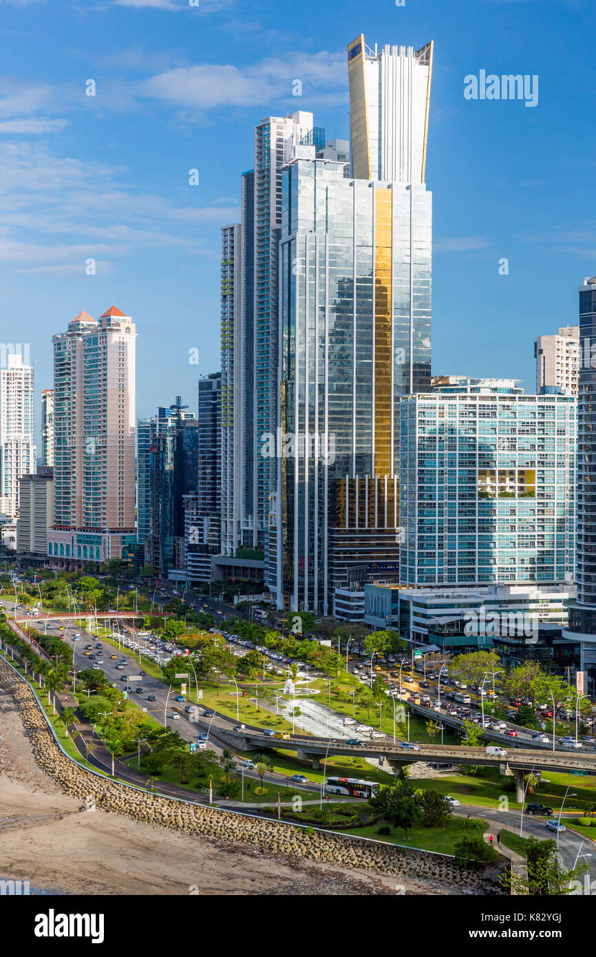 City skyline, Panama City, Panama, Central America Stock Photo
