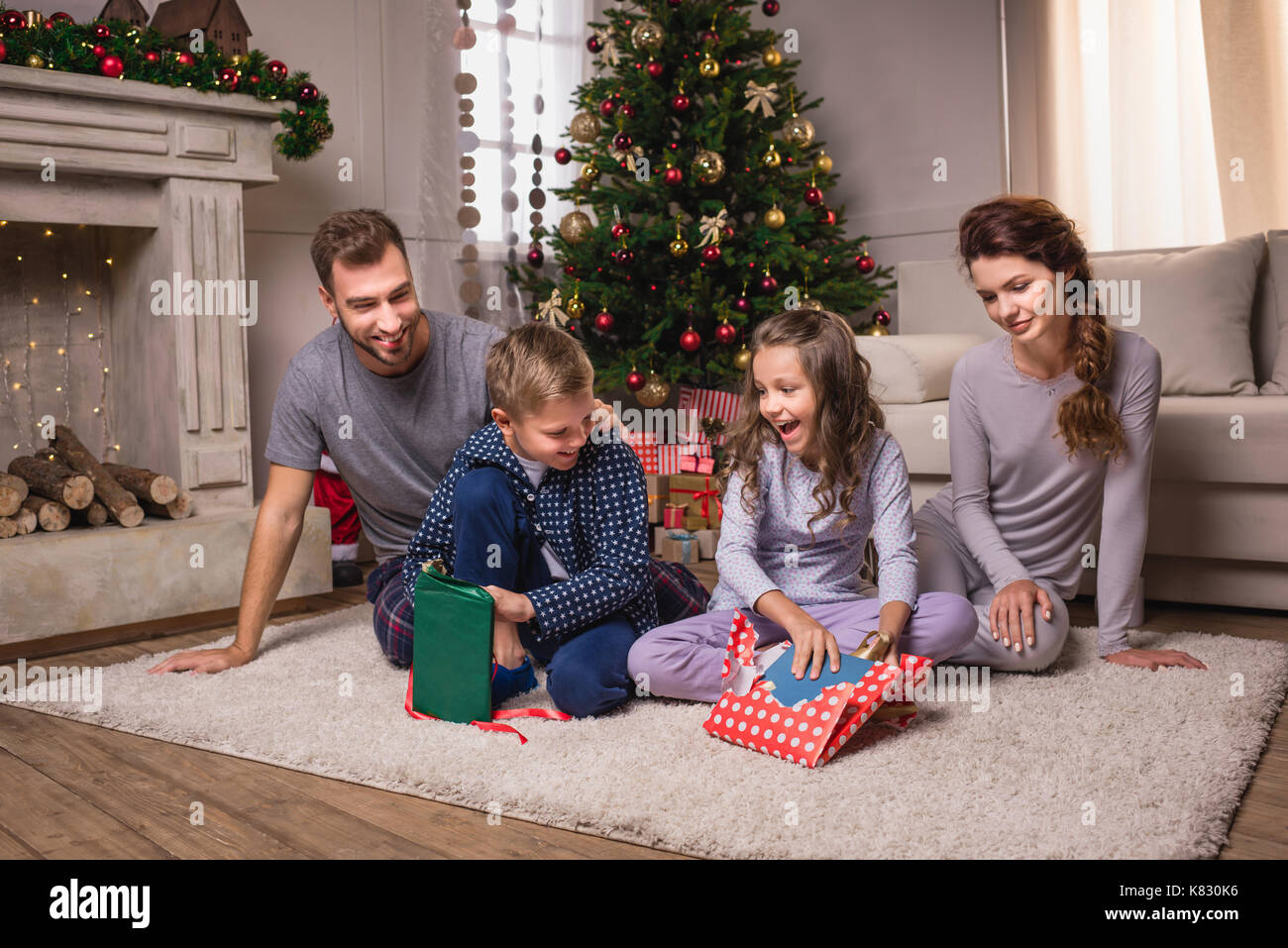 Opening Christmas Presents On Christmas Eve 