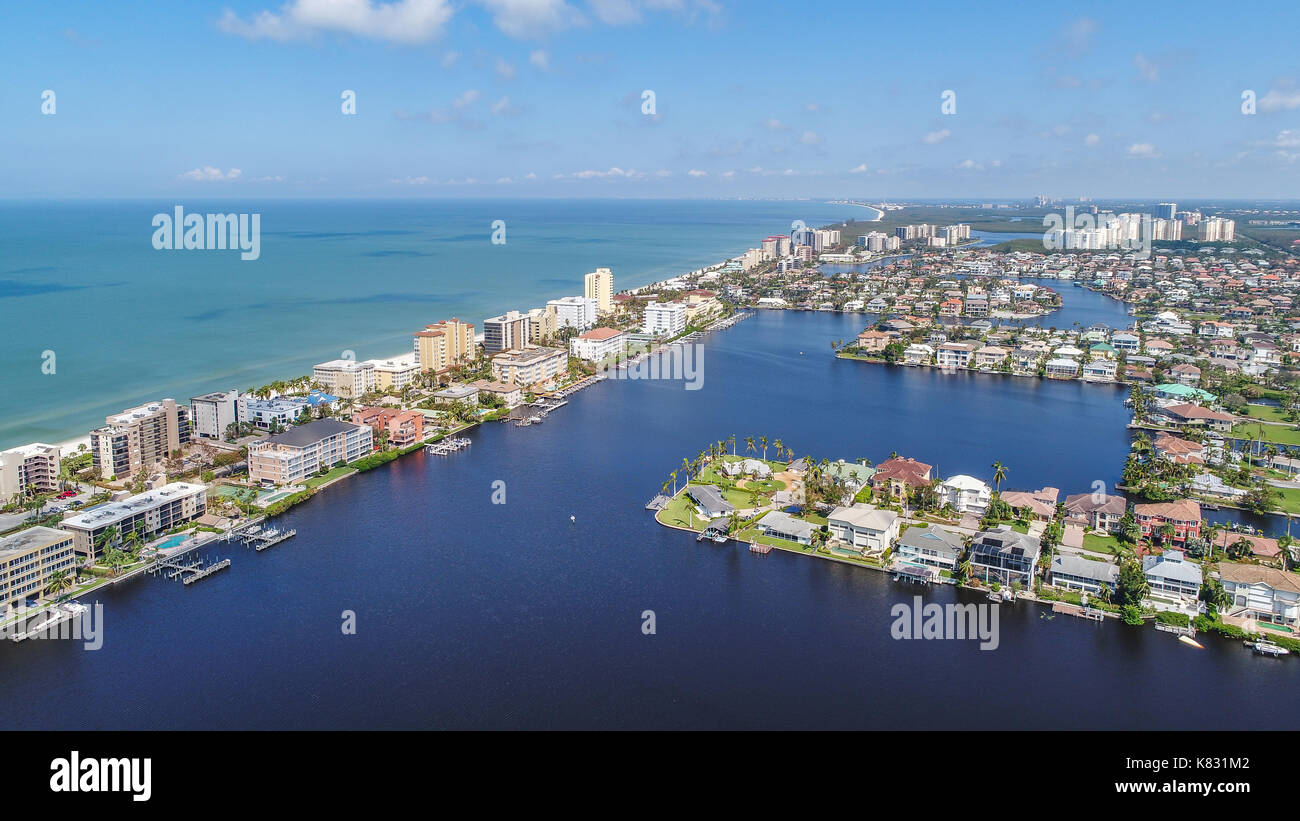 Naples Florida Coastline After Hurricane Irma Stock Photo - Alamy