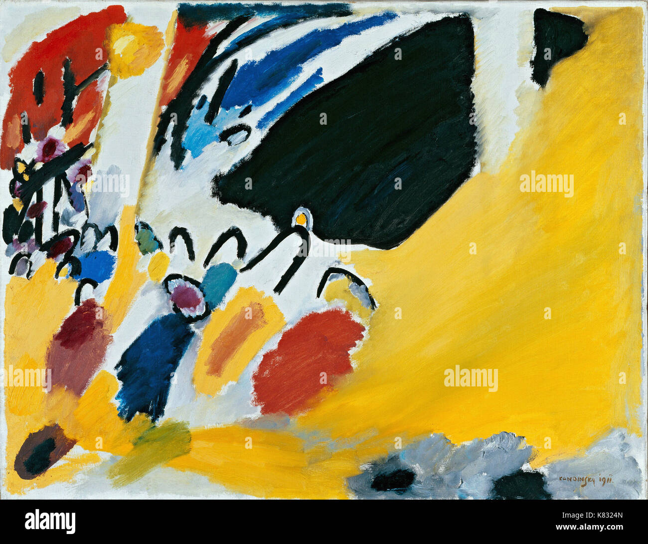 Wassily Kandinsky - Impression III (Concert) Stock Photo