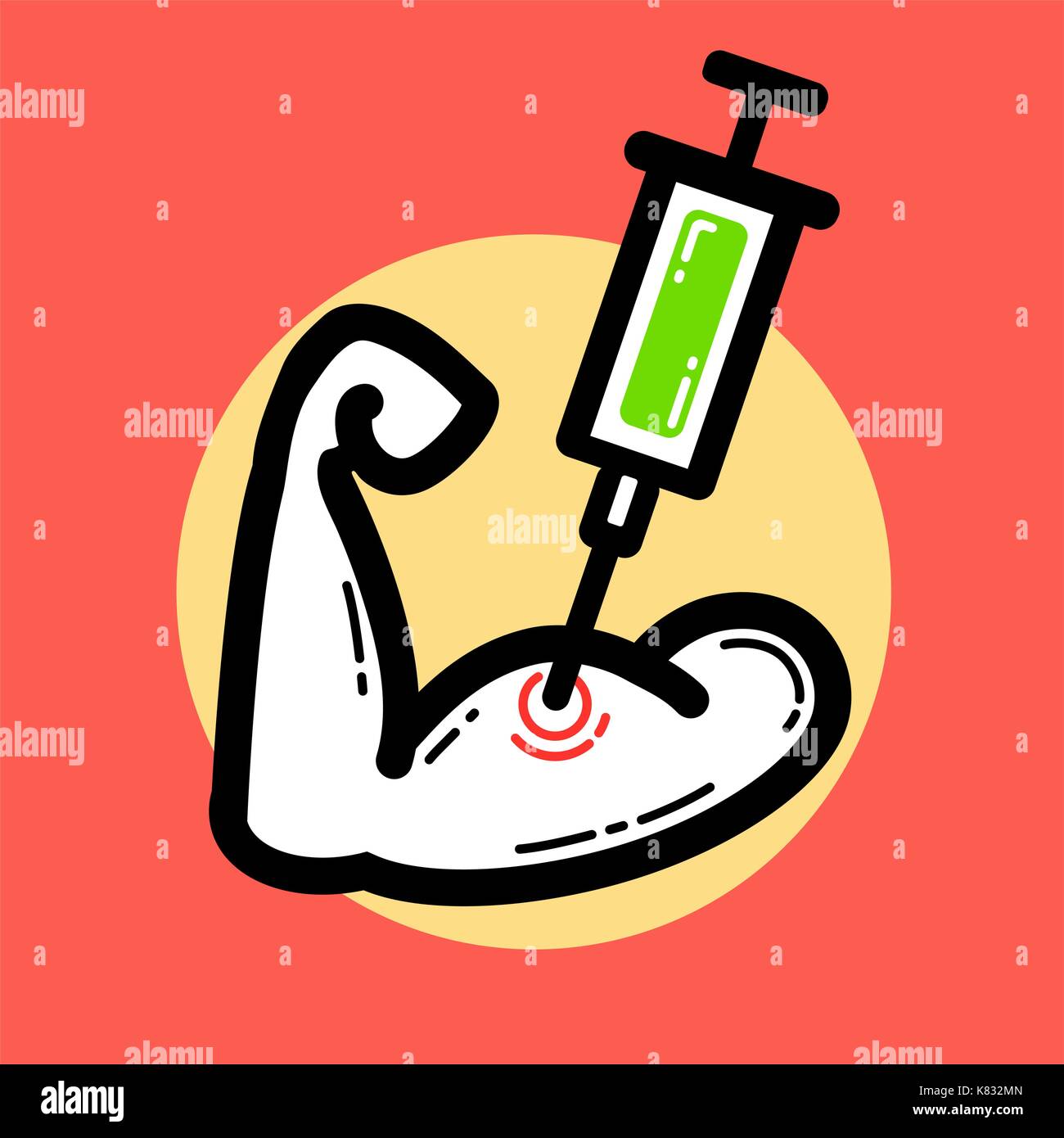 Bicep Stock Vector Images Alamy