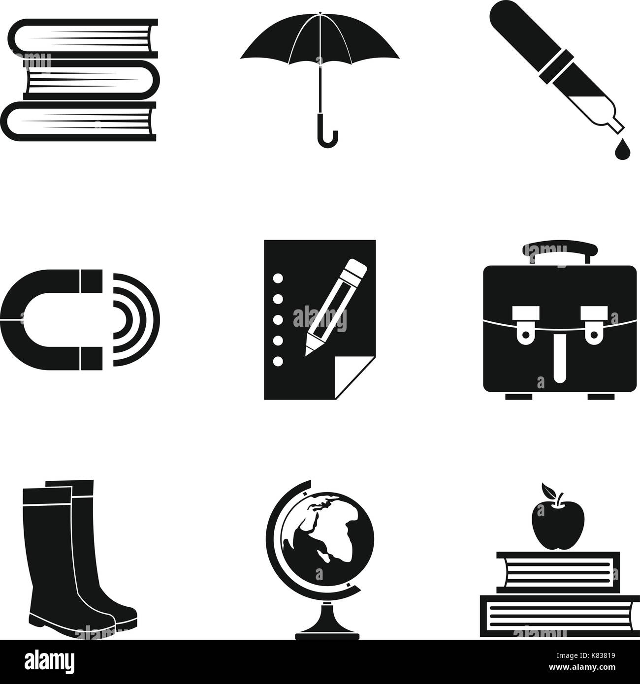 Homily icons set, simple style Stock Vector Image & Art - Alamy
