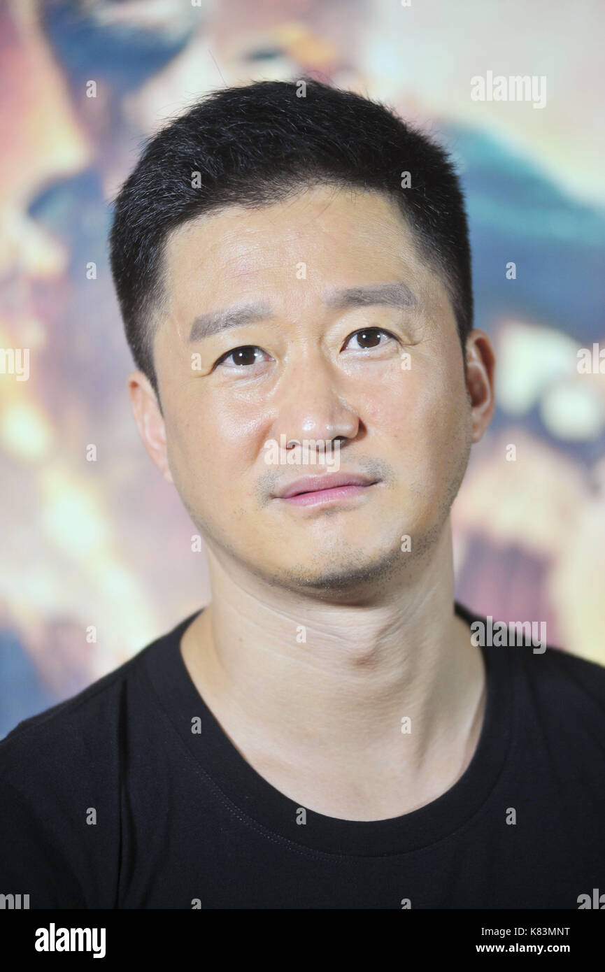 Director Wu Jing speaks at an interview for his movie 'Wolf Warriors 2 ...