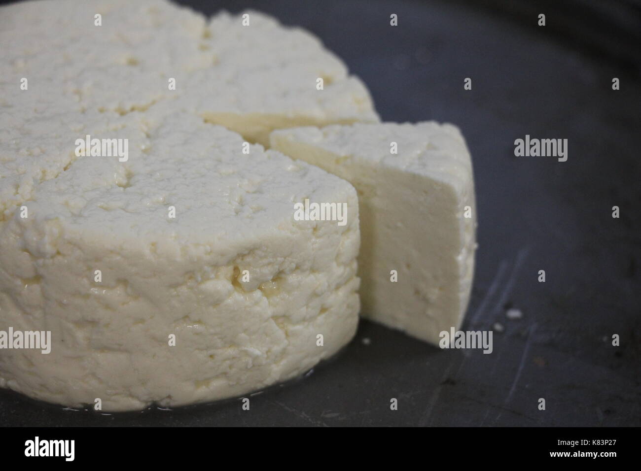 Homemade White Cheese Stock Photo Alamy