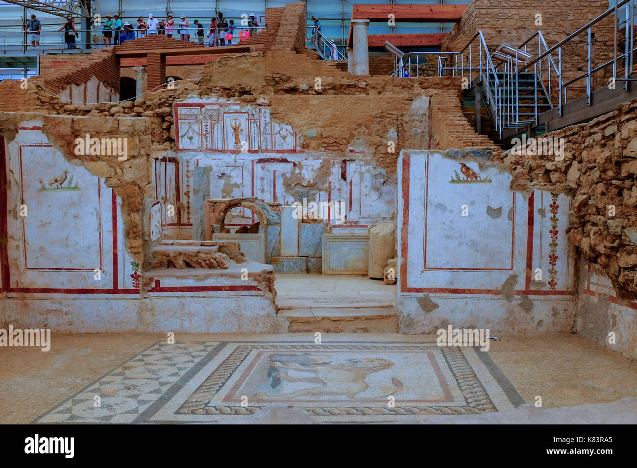 People Tour Inside The Terrace Houses In Ephesus Turkey As Workers people-tour-inside-the-terrace-houses-in-ephesus-turkey-as-workers
