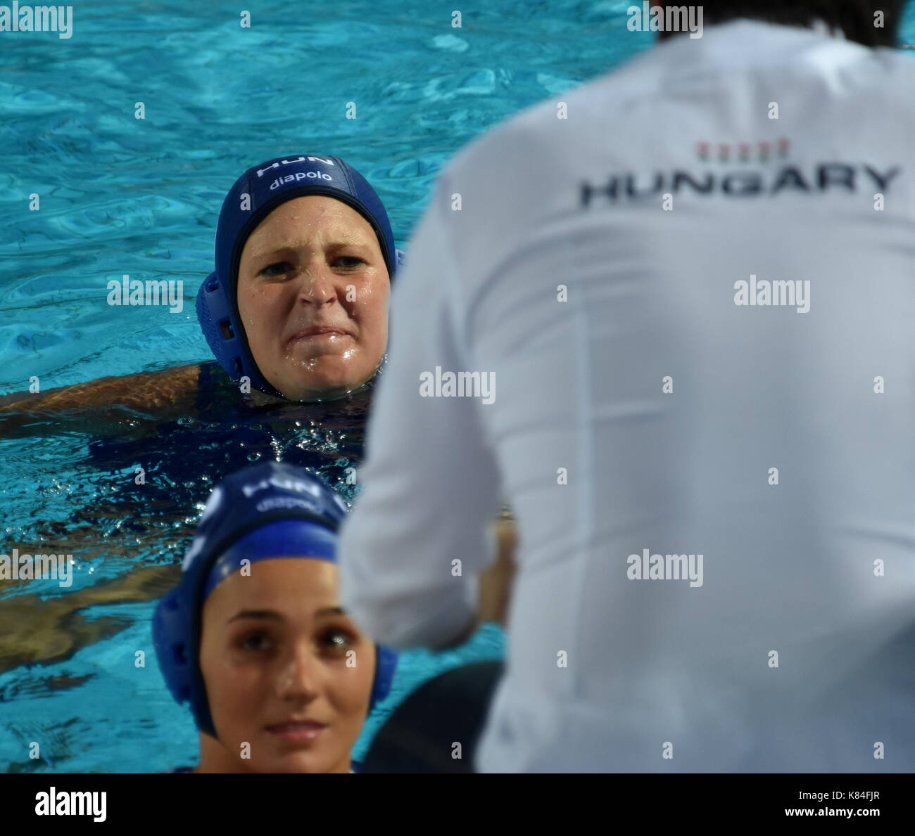 Budapest Hungary Jul 16 17 The Hungarian Women Waterpolo Team Antal Dora Szilagyi Dorottya Listen To The Strategy From The Coach Biro Attil Stock Photo Alamy Budapest Hungary Jul 16 17 The Hungarian Women Waterpolo Team Antal Dora Szilagyi Dorottya Listen To The Strategy From The Coach Biro Attil Stock Photo Alamy