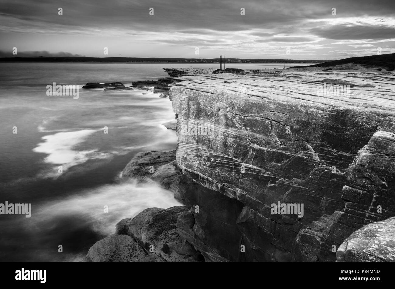 Potter Point cliffs at Kurnell, Sydney, New South Wales, Australia