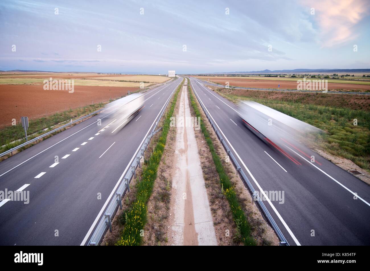 Straight Traffic Example Straight line motion hi-res stock photography and images - Alamy