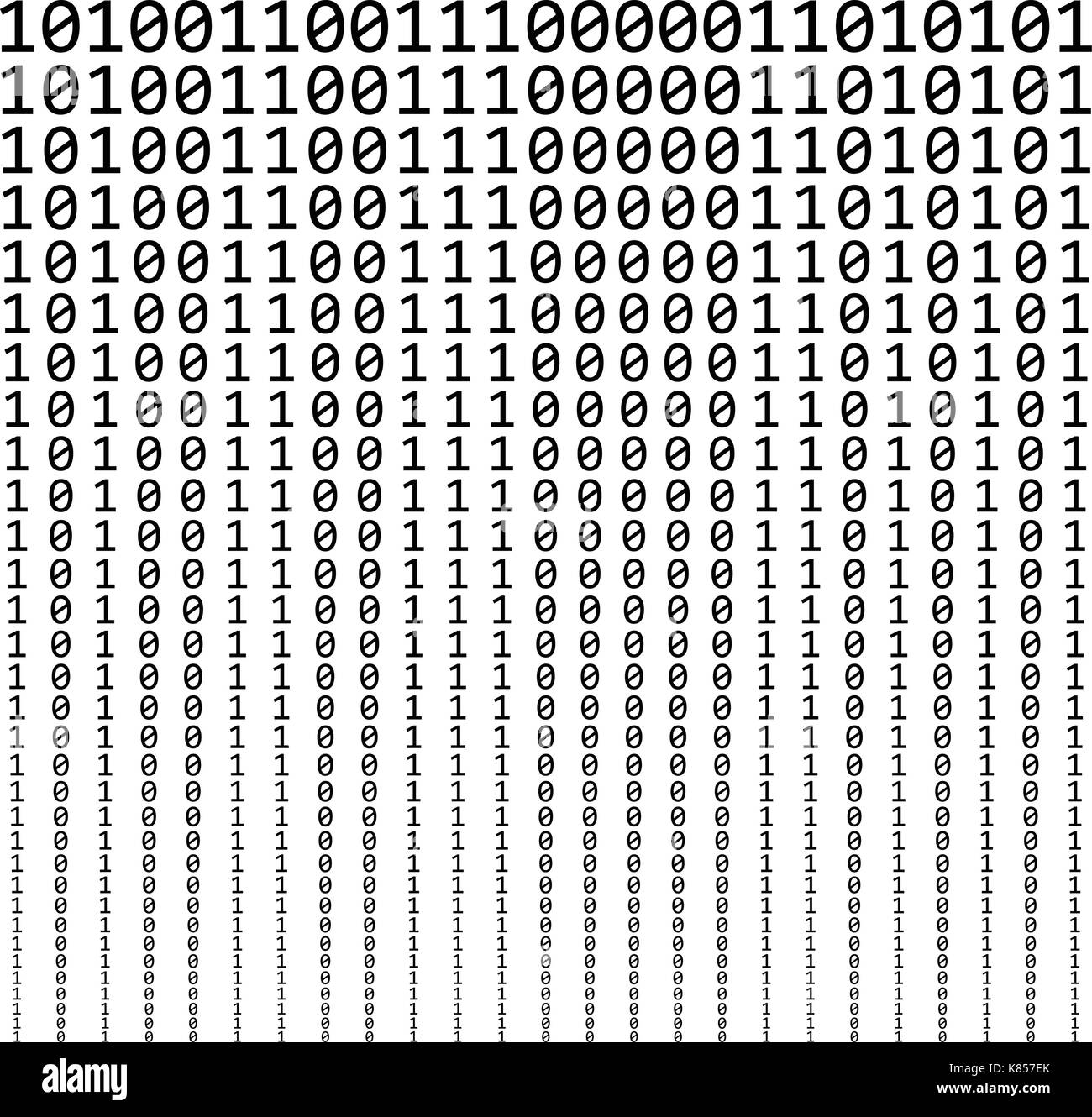 binary code vector symbol icon design. Beautiful illustration ready to