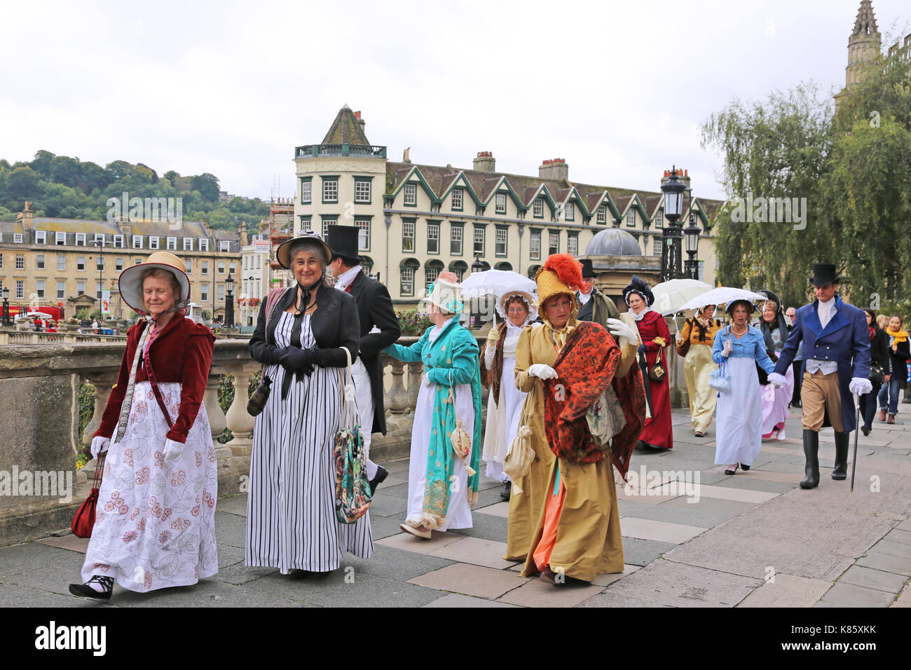 Jane Austen Festival. 8th17th September 2017. Bath, Somerset Stock