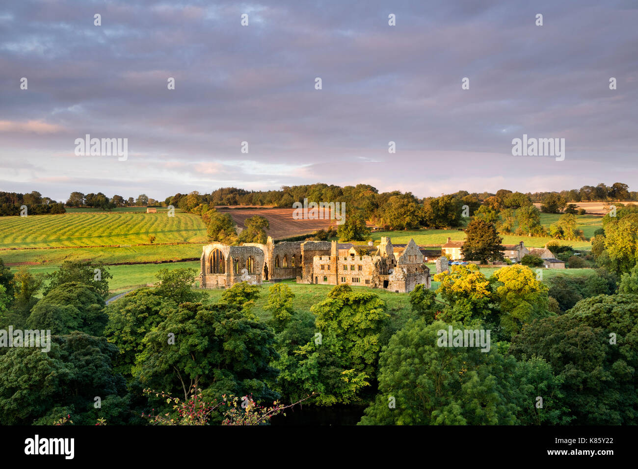 Egglestone Abbey, Barnard Castle, Teesdale, County Durham UK. 18th Sep