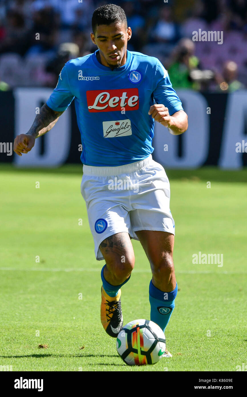 NAPOLI, ITALY SEPTEMBER 17 Marques Loureiro Allan of Napoli in action during the Serie A