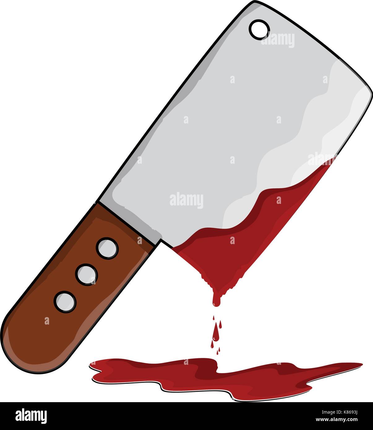 Cartoon Butcher Knife