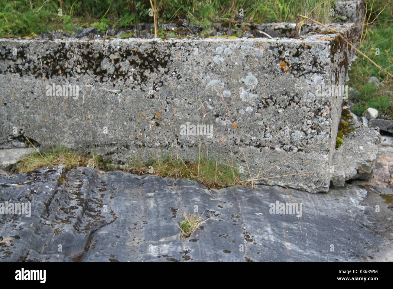 View of Old house foundation Stock Photo - Alamy